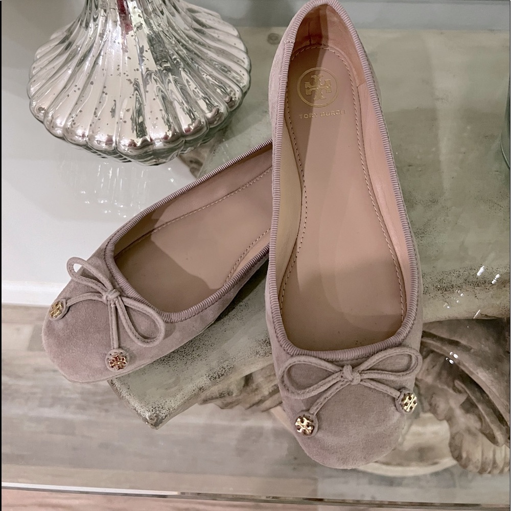 Tory Burch Suede ballerina flats